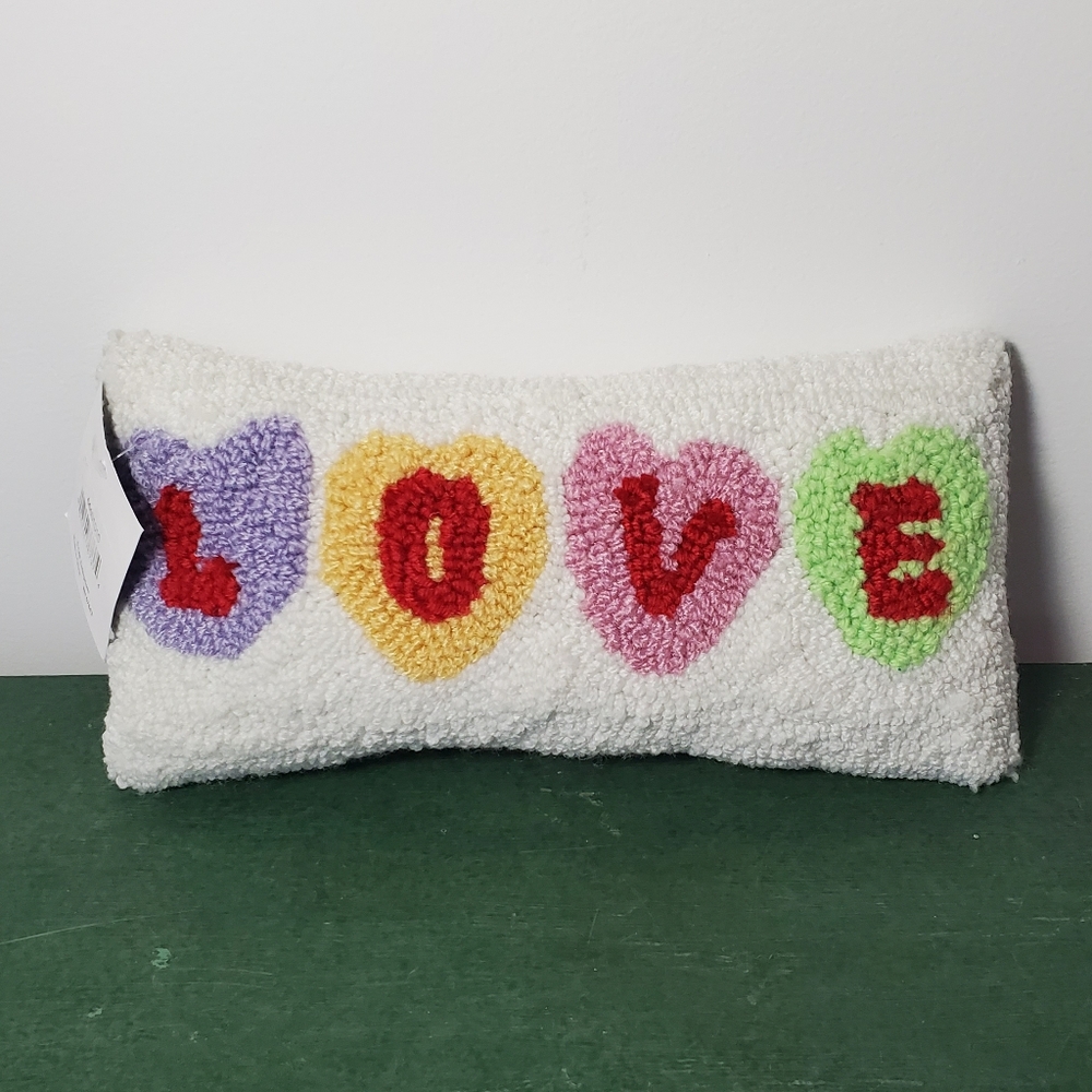 C&F Home Love Needlepoint Pillow
